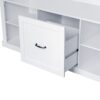 Hall Tree With 6 Hooks, Coat Hanger, Entryway Bench, 3 In 1 Design, A Spacious Drawer For Entrance, Living Room - White - Image 12