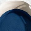 Gregory - Cotton Round Laundry And Storage Basket Medium - White / Blue - Image 6