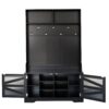 Entryway Bench With Coat Rack, 3 In 1 Design And Adjustable Shelves, Hall Tree With 7 Hooks For Entrance, Living Room - Black - Image 10