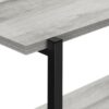 Accent Console Table For Entryway, Elegant Design - Gray - Image 6