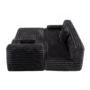 Cloud - Sectional Sofa Upholstered Couch Free Combined Sofa - Black - Image 14