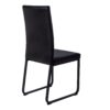 Dining Chair Side Upholstered, For Dining Room (Set of 2) - Black - Image 10