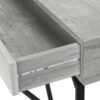 Accent Console Table For Entryway, Storage Drawer, Contemporary & Modern - Gray - Image 7
