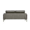 Onyx - Leather Loveseat - Gray - Image 6