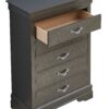 Sleek Transitional Chest - Metal Black - Image 3