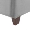 Manhattan - Shelter King Platform Bed Frame - Opal Gray - Image 5