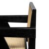 Chandigarh - Arm Dining Chair (Set of 2) With Natural Cane Design / Black - Image 12