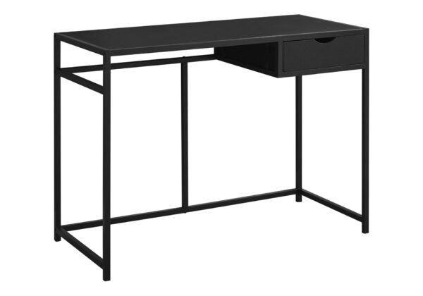 Computer Desk For Home Office, Laptop, Storage Drawer, Contemporary & Modern - Black