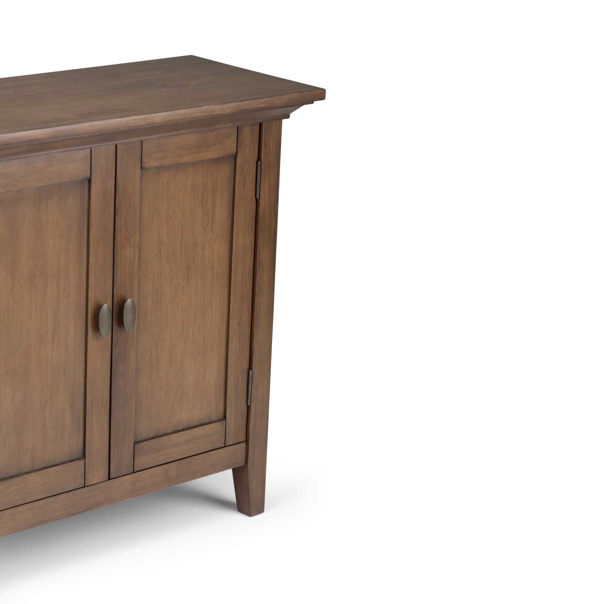 Redmond - Low Storage Cabinet - Rustic Natural Aged Brown - Image 4