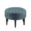 Martin - Surfboard Tufted Ottoman With Button Tufting - Blue - Image 4