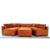 Uptown - Modular Sofa - Burnt Orange - Image 9