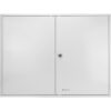 400 Key Adjustable Key Cabinet With Key Lock - Gray - Image 3