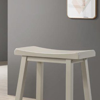 Alonzo - 17.5" Backless Ergonomic Counter Height Stool (Set of 2) - Light Gray - Image 5