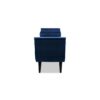 Alma - Tufted Flared Arm Entryway Bench - Navy Blue - Image 5