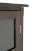 Avalon - High Storage Wine Rack Cabinet - Dark Tobacco Brown - Image 4