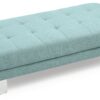 Contemporary Ottoman For Living Rooms - Teal - Image 3
