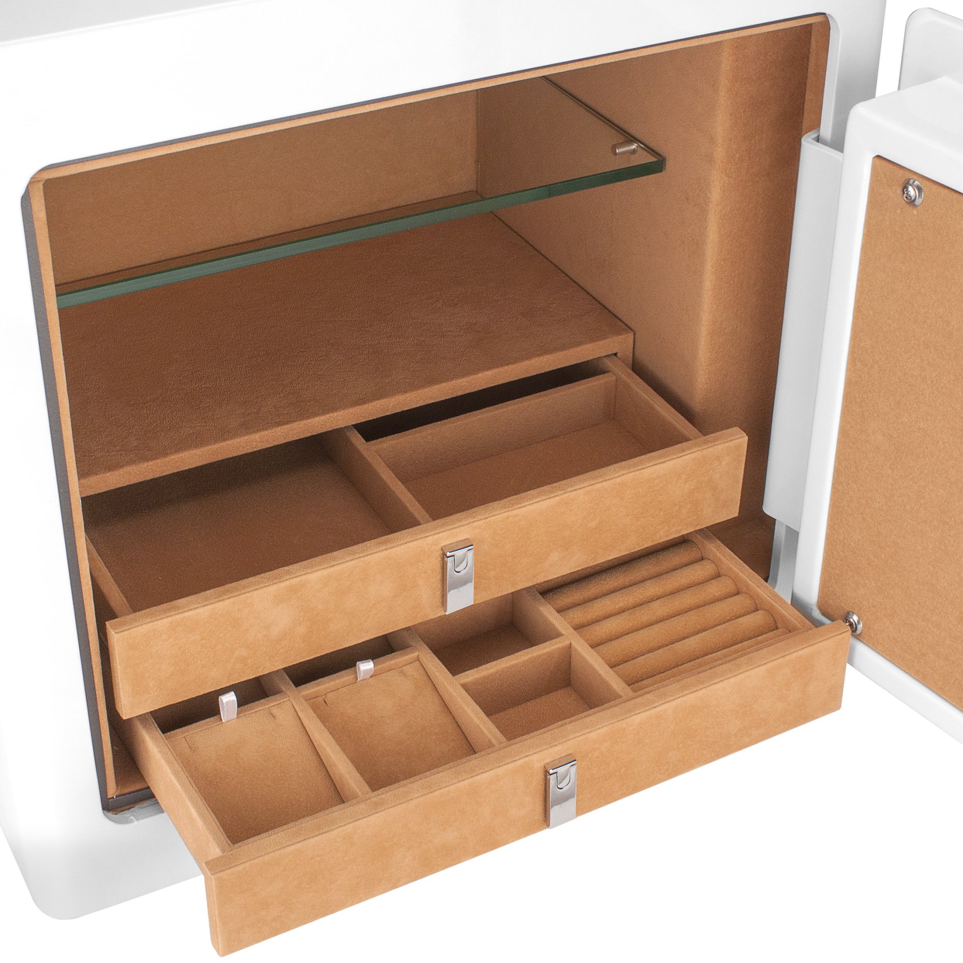 1.01 Cubic Ft Jewelry Safe - White - Image 4