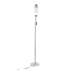 Marcel - Contemporary / Glam Floor Lamp - Nickel / Clear / Frosted - Image 5