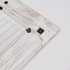 Handcarved Rectangle Mirror Accent With 3mm Glass - Antique White - Image 5