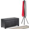 Dover - Storage Ottoman Bench - Distressed Black - Image 8