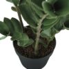 29" Tall, Artificial Plant, Zz Tree, Indoor, Faux, Fake, Floor, Greenery, Potted, Real Touch, Decorative - Green / Black - Image 2