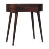 Rounded Small Console Table - Caramel - Image 6