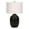 Lighting, Table Lamp, Ceramic, Contemporary - Black / Cream - Image 2