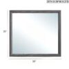 Glasgow - Mirror With Design And Low Distortion Glass - Gray - Image 3