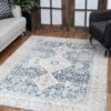 Noble - 2' X 3' Area Rug - Blue, Polyester - Image 4