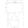 Lighting, Table Lamp, Contemporary - Cream - Image 6