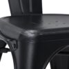 Larkin - Metal Dining Arm Chair (Set of 2) - Distressed Black / Silver - Image 7
