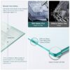 Modern Single Slide Shower Door 8Mm Tempered Glass Stainless Steel Frame - Matte Black - Image 11