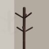 Free Standing Coat Rack 9 Hooks For Entryway - Espresso - Image 3