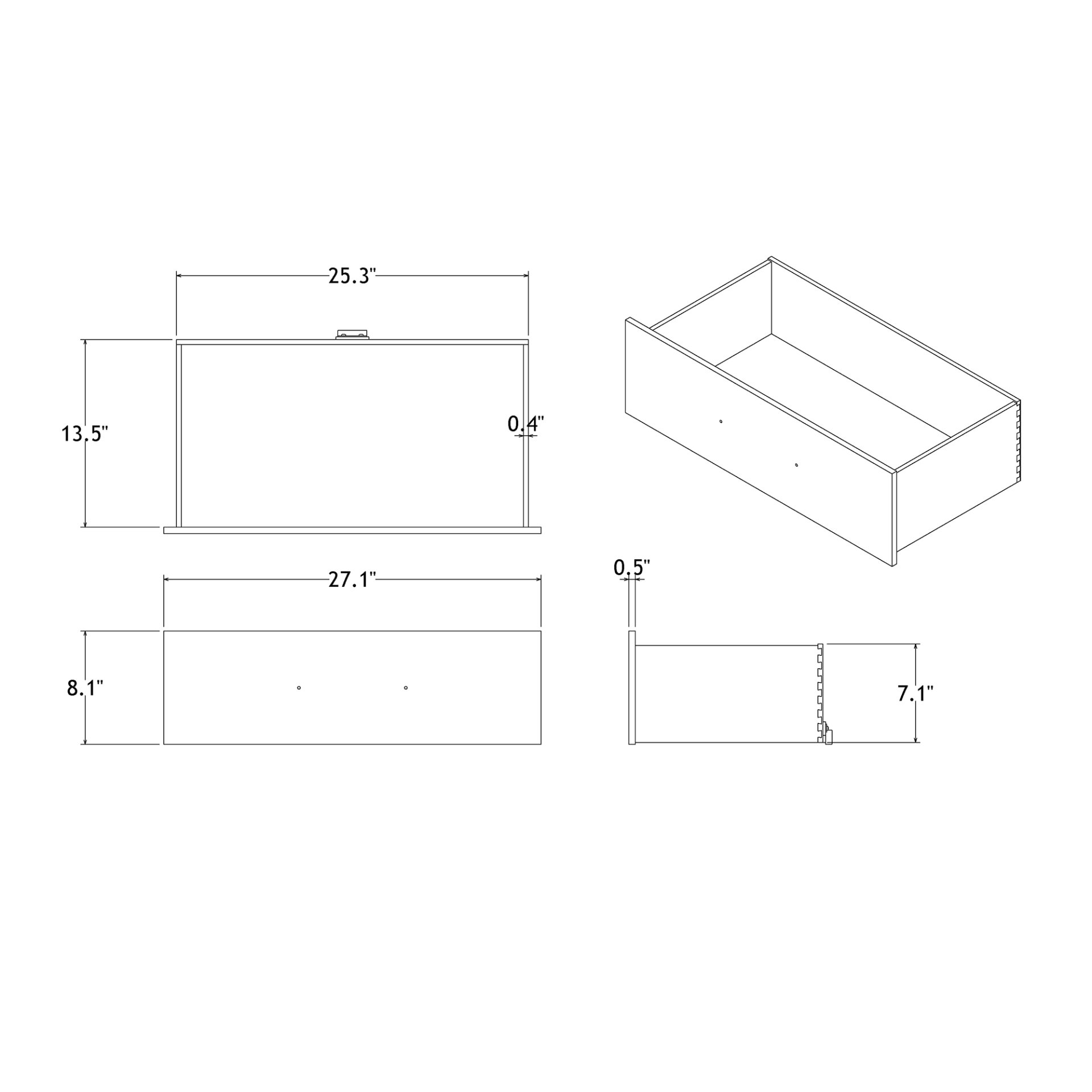 Adelaide - Dresser - Gray / Black - Image 3