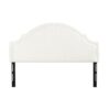 Catherine - Upholstered King Headboard - Antique White - Image 4