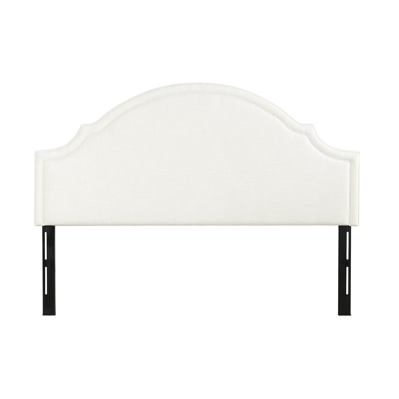 Catherine - Upholstered King Headboard - Antique White - Image 4