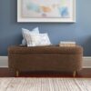 Flip Top Storage Bench - Chocolate - Image 10