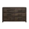 Monica - Dresser With Spacious Drawers Bar Handles - Dark Oak - Image 4
