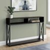 Accent Console Table For Entryway, Modern - Espresso - Image 11