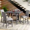 Glimm - Gathering Height Table - Gray - Image 5