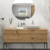 Rectangular Vessel Bathroom Sink, Modern - White - Image 4