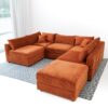 Uptown - Modular Sofa - Burnt Orange - Image 13