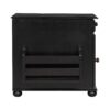 Vintage End Table Flip Top Side Table With USB Ports, 1 Multifunctional Drawer With Cup Holders, Sofa Couch Table With Bookshelf For Living Room And Small Space - Espresso - Image 15