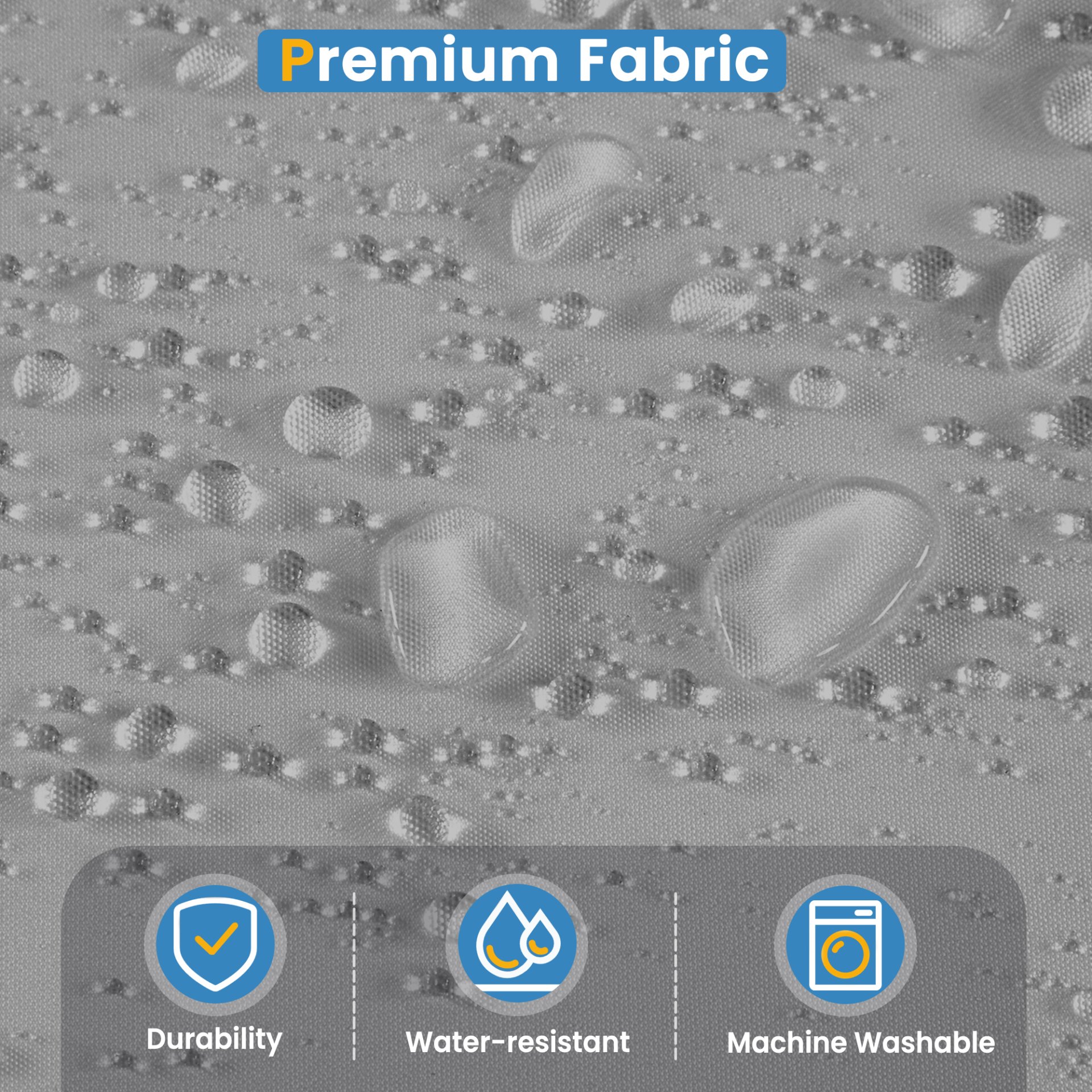 Outdoor Sectional Sofa Set With Adjustable Reclining Seats - Gray - Image 9