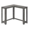 Corner Accent Console Table For Entryway, Contemporary And Modern - Gray - Image 2