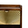 Manila - Mini 1 Drawer Nightstand - Chestnut - Image 4