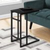 Accent Table, C - Shaped, Modern, Versatile Use - Black - Image 9