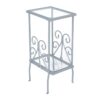 Accent Table, Side Tempered Glass, Transitional - Silver - Image 2