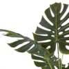 55" Tall, Artificial Plant, Monstera Tree, Indoor, Faux, Fake, Floor, Greenery, Potted, Real Touch, Decorative - Green / Black - Image 3