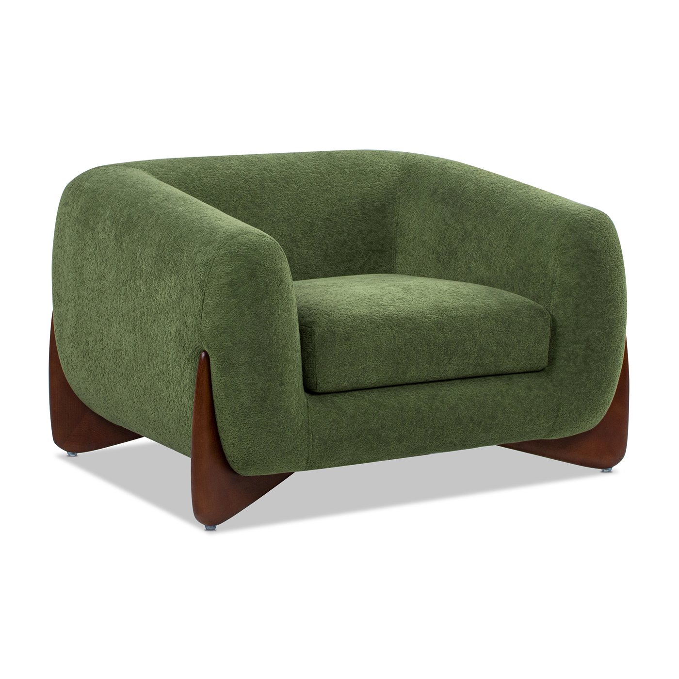 Alpine - Sherpa Arm Chair - Moss Green - Image 4